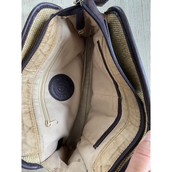 Vintage Etienne Aigner Bag Purse Natural Woven - Picture 7 of 10